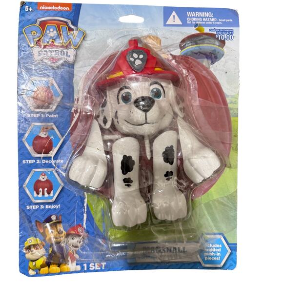 Nickelodeon Paw Patrol‎ Marshall Halloween Pumpkin Push-in Pieces Decorating Kit - Picture 1 of 7